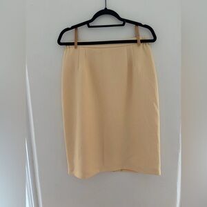 Vintage Butter Yellow Women's Skirt